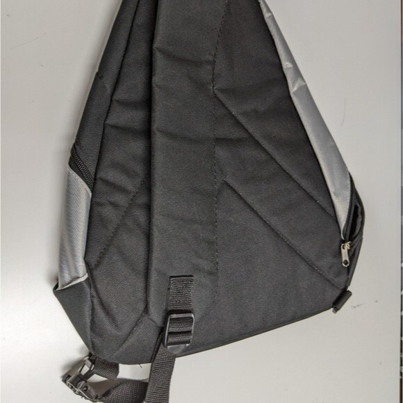 Disney Castaway Club Crossbody Back Bag Backpack Grey / Silver Cruise Vacation - Picture 5 of 10